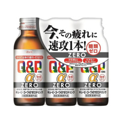Q&P 큐피 코와 α ZERO 드링크 영양드링크 100ml x 3개