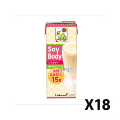 키코만 기꼬만 Soy Body 은은한 바닐라 200ml X 18세트