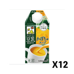 키코만 기꼬만 두유로 만든 호박 스프 500ml X 12세트