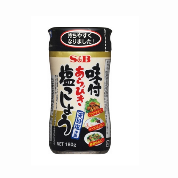 S&B 굵은 소금후추 180g