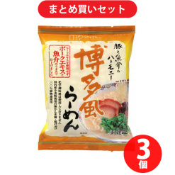 소켄샤 하카타풍 라멘 106g X 3개 세트
