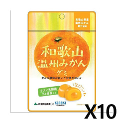 카네카식품 와카야마 온슈귤 구미 X 10세트