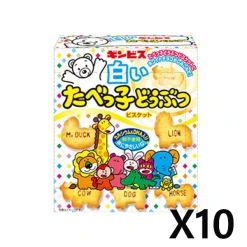 긴비스 화이트 타베코 동물 X 10세트