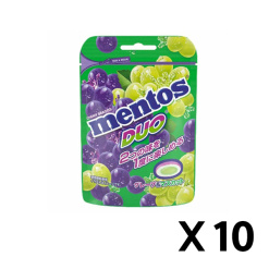 멘토스 듀오 그레이프&머스캣 X 10세트