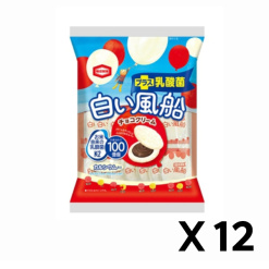 카메다제과 하얀풍선 초코크림 X 12세트
