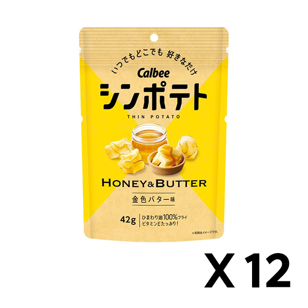 가루비 신포테토 허니&버터 금색버터맛 X 12세트