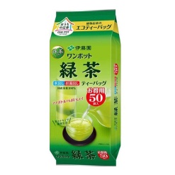 이토엔 원포트 에코 티백 말차를 넣은 녹차 50봉