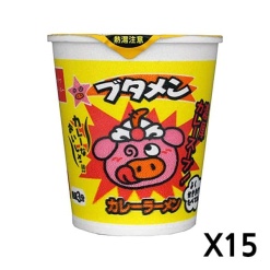 오야츠컴퍼니 부타멘 스낵 카레 라멘 35g X 15세트
