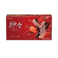 롯데 샤샤 초콜릿 향긋한 딸기 69g