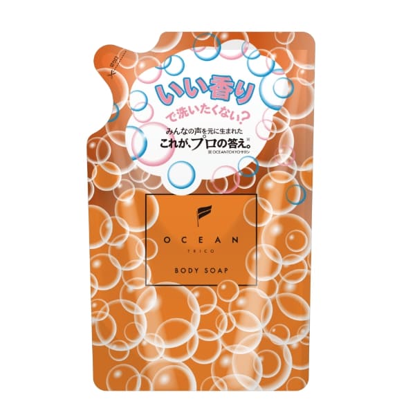 【리필용】보디 비누 400ml【좋아하게 되어 버리는 향기】