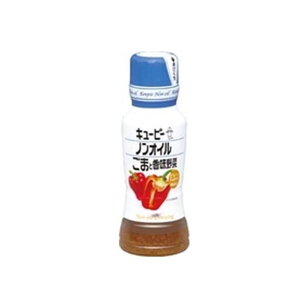 큐피 논 오일 참깨와 향미 야채 180ml