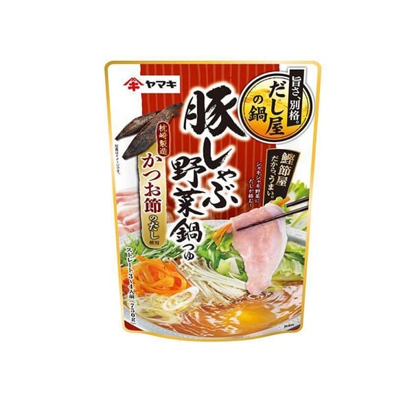 돼지 샤브 야채 냄비 츠유 카츠오 750g