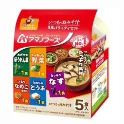 아마노 푸즈 평소 오미소 국물 5 식 버라이어티 세트