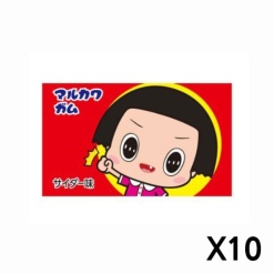 마루카와 치코짱 풍선껌  10  X 세트