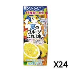 카고메 여름 과일 이거 하나로 시칠리아 레몬&파인애플 블렌드 200ml  24  X 세트