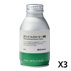 무인양품 디카페인 커피 무당 270g  3  X 세트