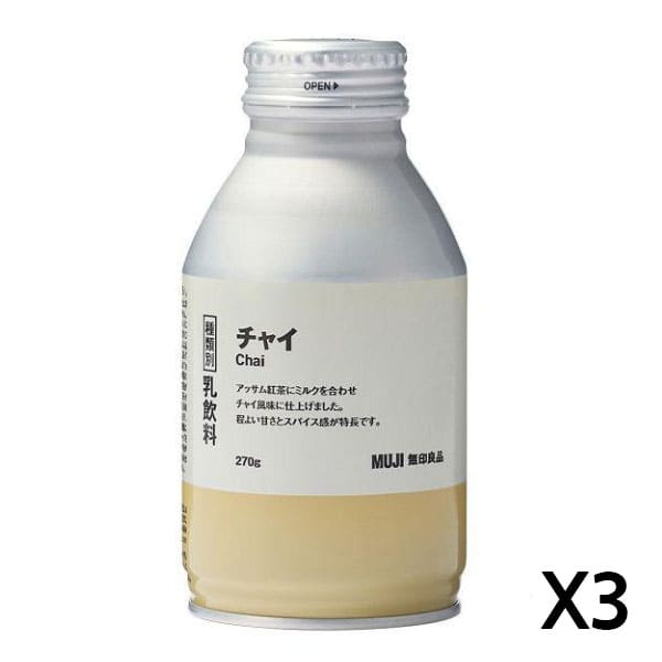 무인양품 차이티 270g  3  X 세트