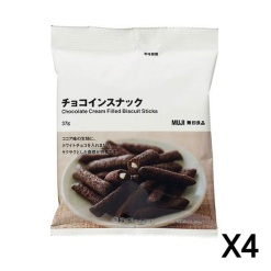 무인양품 초코 인 스낵 37g  4  X 세트