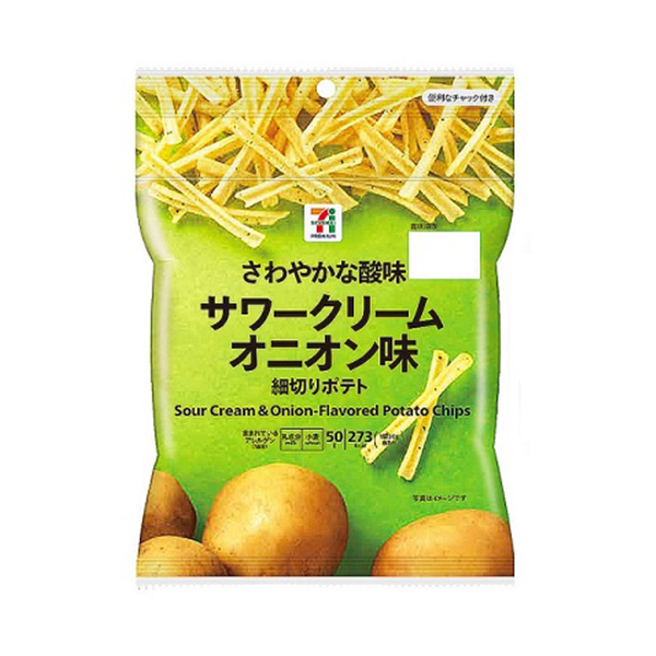 세븐일레븐세븐프리미엄 사워크림 어니언맛 잘게 썬 포테이토 50g