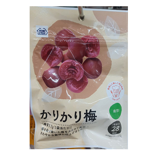 미니스톱 바삭바삭 매실 38g