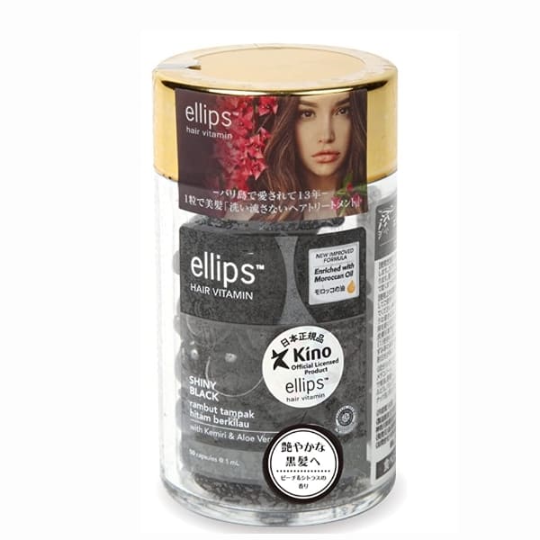 엘립스 헤어 비타민 샤이니 블랙 피치&시트러스 50P