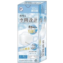 특수 공간설계 마스크 화이트 어른용 사이즈 30개입