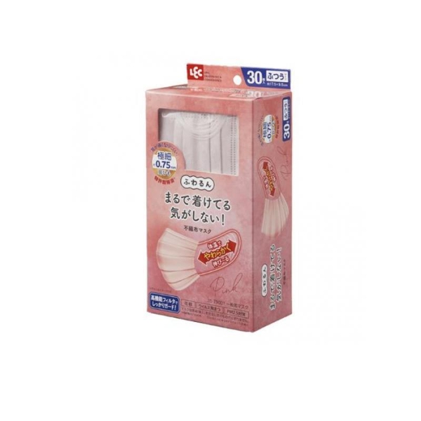 렉 후와룬N 마스크 보통 사이즈 핑크 30개입