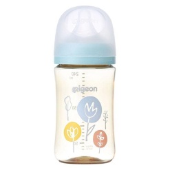 모유실감 플라스틱 젖병 꽃 240ml