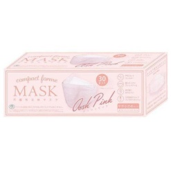 컴팩트 폼 마스크 살짝 작은 사이즈 애쉬핑크 30개입
