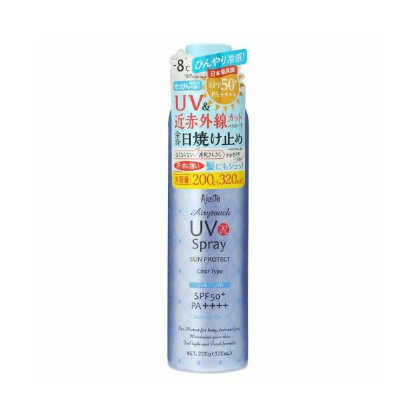 어저스테 에어리 터치 UV 스프레이 클린 비누향 200g