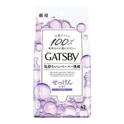 개츠비 (GATSBY) 페이셜 페이퍼 비누 42장