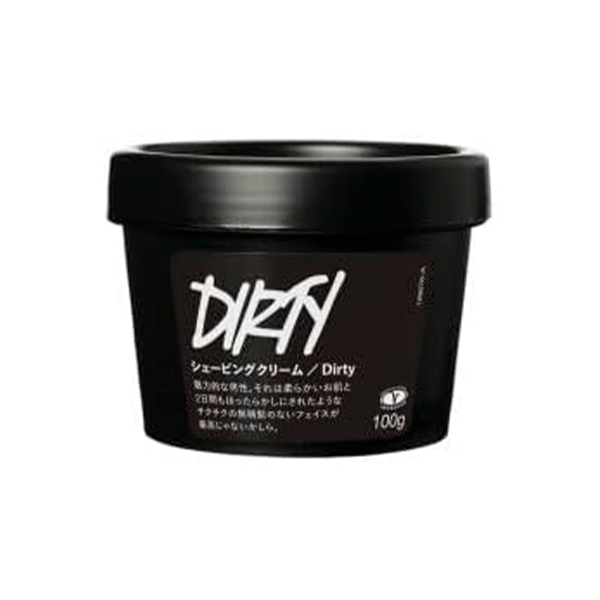 LUSH 러쉬 Dirty 면도크림 쉐이빙크림 100g