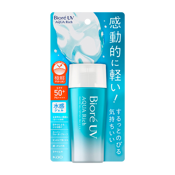 카오 비오레 UV 아쿠아 리치 워터리 젤 타입 SPF 50+ PA ++++