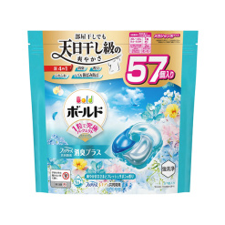 P&G 보르도 젤볼 4D 상쾌한 프레쉬 플라워 사봉향 리필 메가 점보 사이즈 57개입