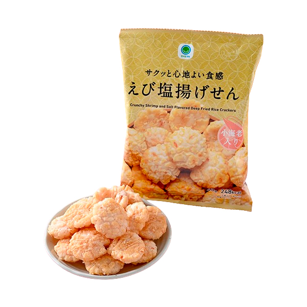 패밀리마트 새우/소금 튀김 센베이 43g