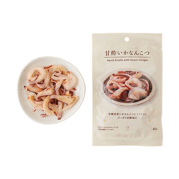 로손 새콤달콤 식초 오징어 연골 45g