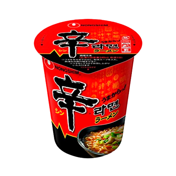 농심 신라면 컵라면 일본판 68g
