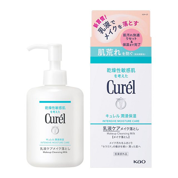 큐렐 윤침 보습 로션 케어 메이크업 리무버 200ml