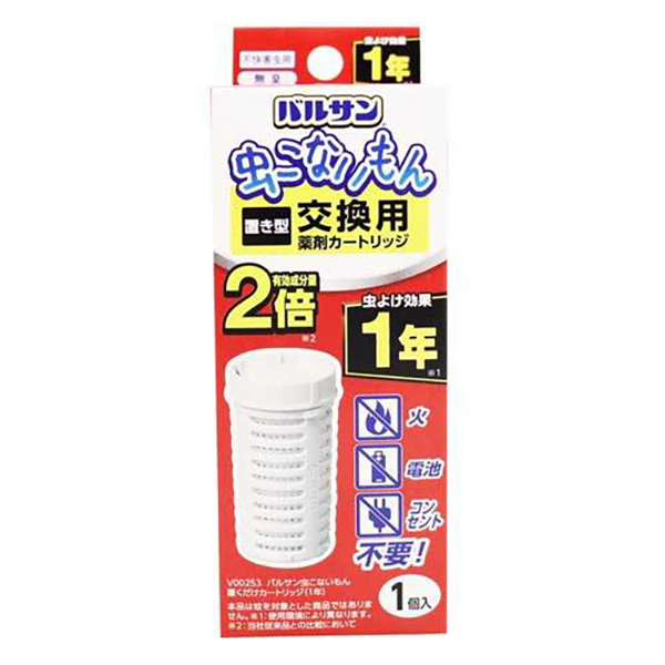 LEC 렉 바루산 놓기만 하면 되는 벌레 퇴치제 1년 카트리지 <1개>