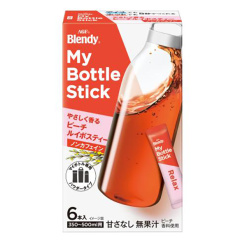 아지노모토 AGF 블랜디 마이보틀 스틱 부드럽게 향기나는 피치루이 보스티 6개입