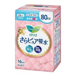 카오 로리에 보송 퓨어 폭신폭신한 타입80cc 흡수 생리대 16장
