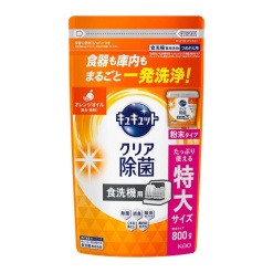 카오 큐큣토 구연산 효과 오렌지 오일 배합 식기 세척기 세제 리필용 800g