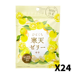 센넨야 한입 한천 젤리 키토우 유즈 40g x 24개