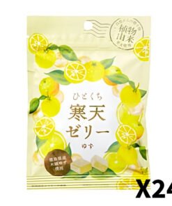 센넨야 한입 한천 젤리 키토우 유즈 40g x 24개