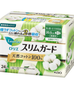 카오 로리에 슬림 가드 천연 코튼100% 많은 낮/보통 24개