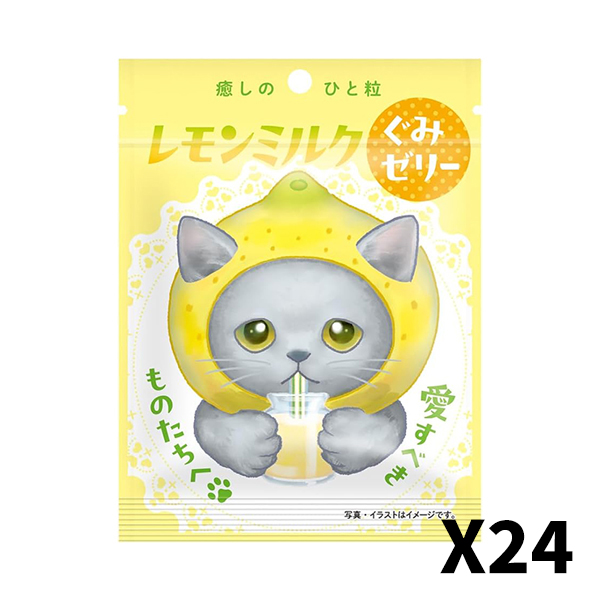 츠키미도 레몬 밀크 구미 젤리 40g x 24개