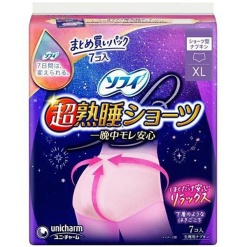 유니참 소피 초숙면 쇼츠 XL 7개입 저녁용