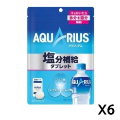 미츠비시식품 아쿠아리우스 염분보급 타블렛 60g X 6세트
