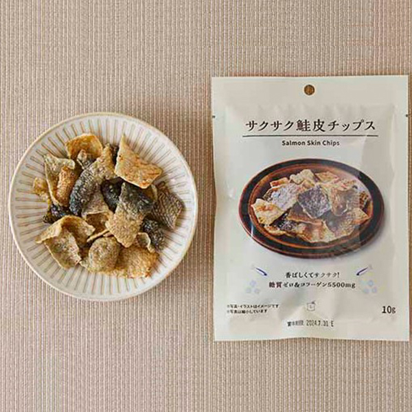 로손 연어 껍질 칩스 10g