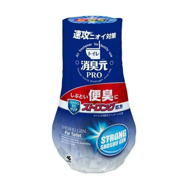 코바야시 제약 탈취원 PRO 화장실 탈취제 스트롱 프레시 EX 클리어 400ml